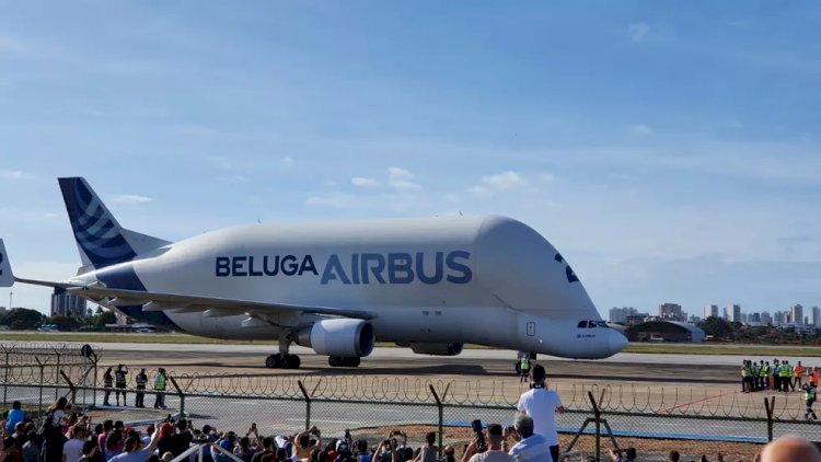 Em 1ª viagem à América Latina, avião 'baleia' Beluga vai pousar em Viracopos nesta segunda