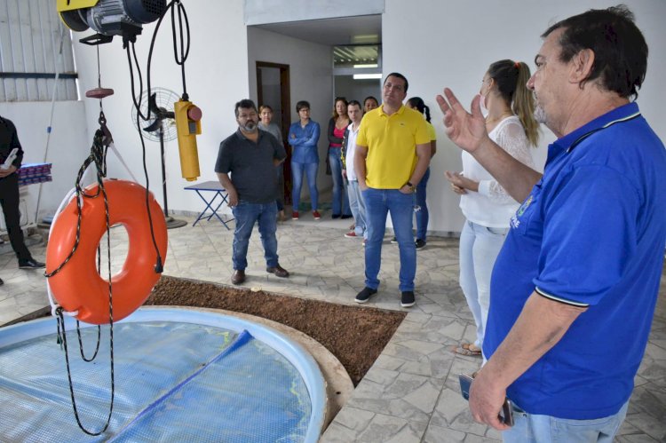 Carlos Bernardo e Dr. Diogo Bossay visitam Apae de Miranda