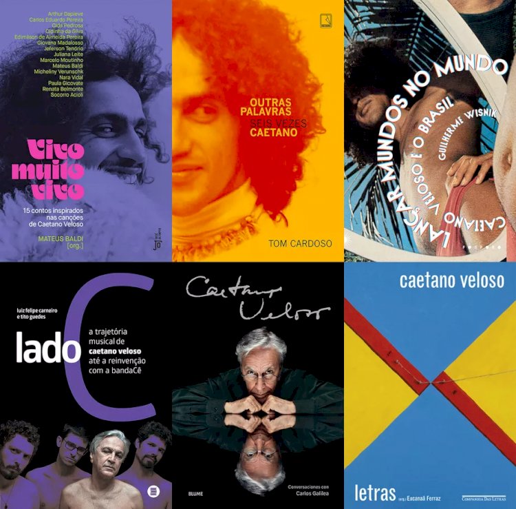 Caetano Veloso tem obra e ideologia dissecadas em seis livros que celebram os 80 anos do artista