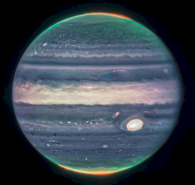 James Webb: novas imagens do supertelescópio mostram o planeta Júpiter