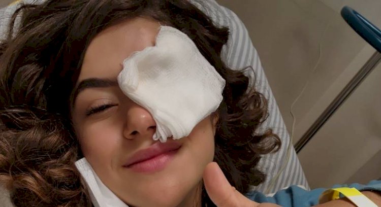 Maisa é levada às pressas para hospital após ter olho atingido por corpo estranho: 'Terceira vez'