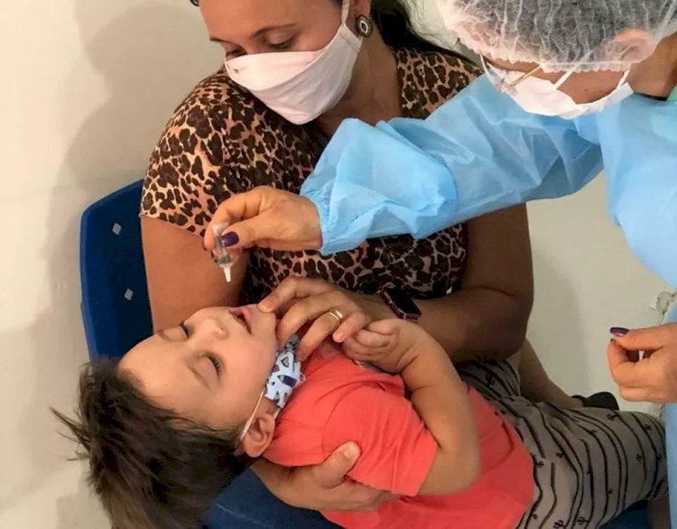 Paraíba é o 1º estado a alcançar meta da campanha de vacinação contra a poliomielite no Brasil