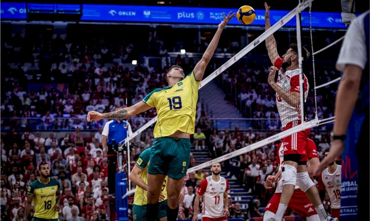 Vôlei: Brasil cai para anfitriã Polônia nas quartas e dá adeus à Liga
