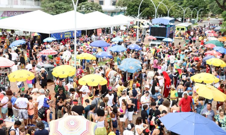 Blocos de rua garantem a folia na capital federal