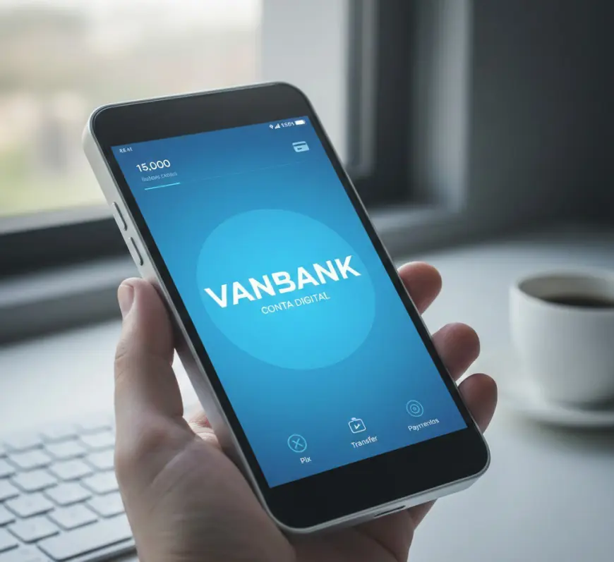 Chega de burocracia! VANBANK é a conta digital feita para simplificar sua vida financeira